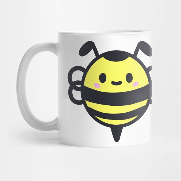 cute kawaii bee by grafitytees